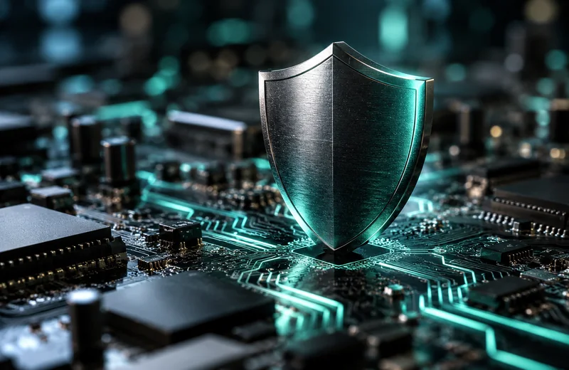 Abstract secure digital network with a central shield